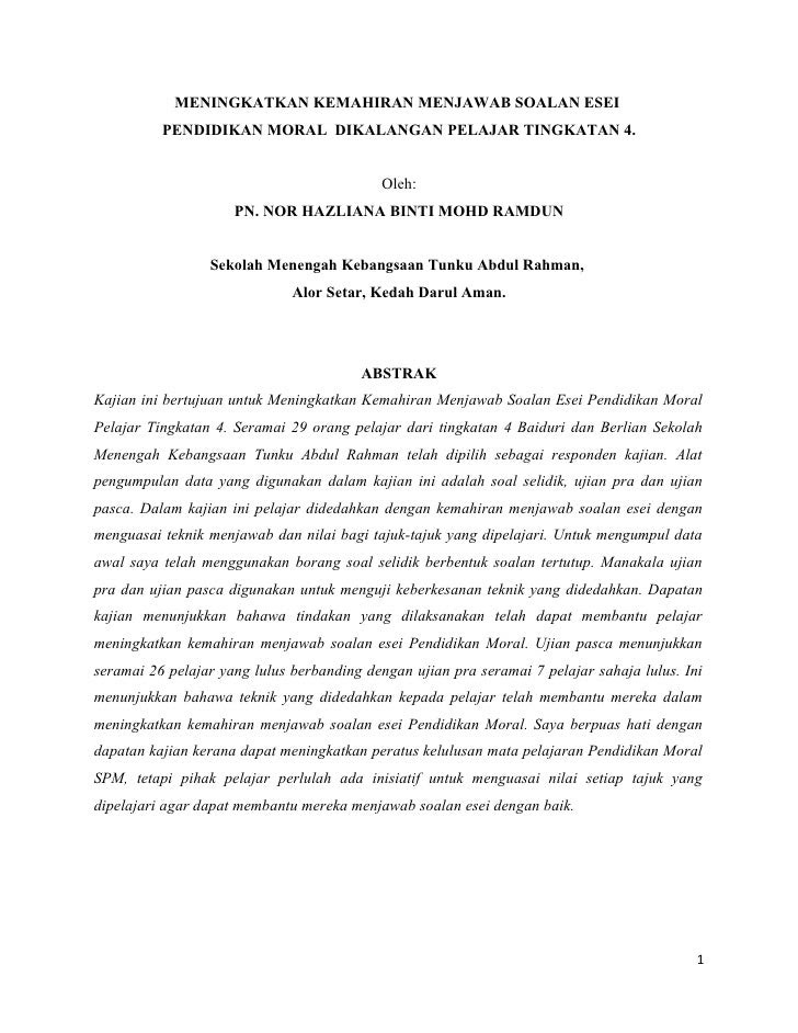 Cara Menjawab Soalan Esei Geografi Spm - Viral Blog i