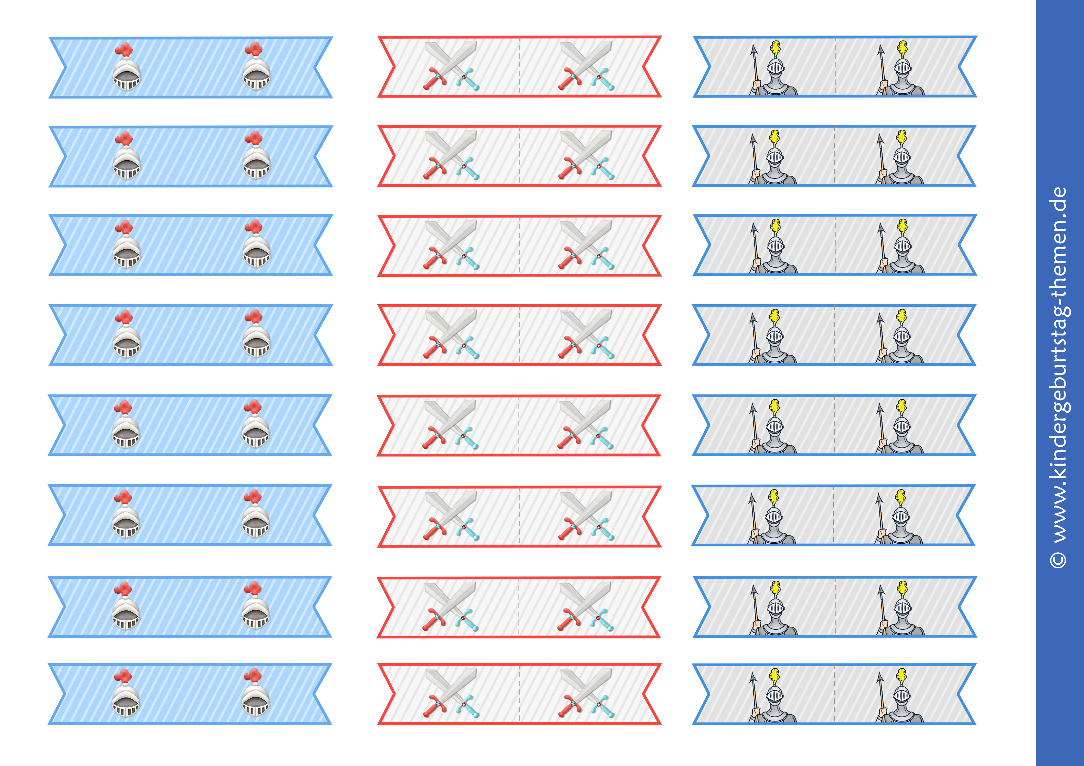 Hier findet ihr fertige vorlagen zum ausdrucken! Bastelideen Zum Ritter Geburtstag Vorlagen Zum Ausdrucken Basteleinleitung