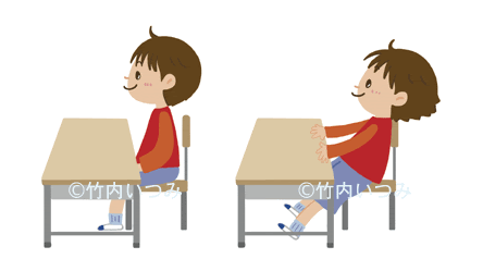 100以上 学校 机 机 に 座る イラスト 最高の壁紙のアイデアcahd