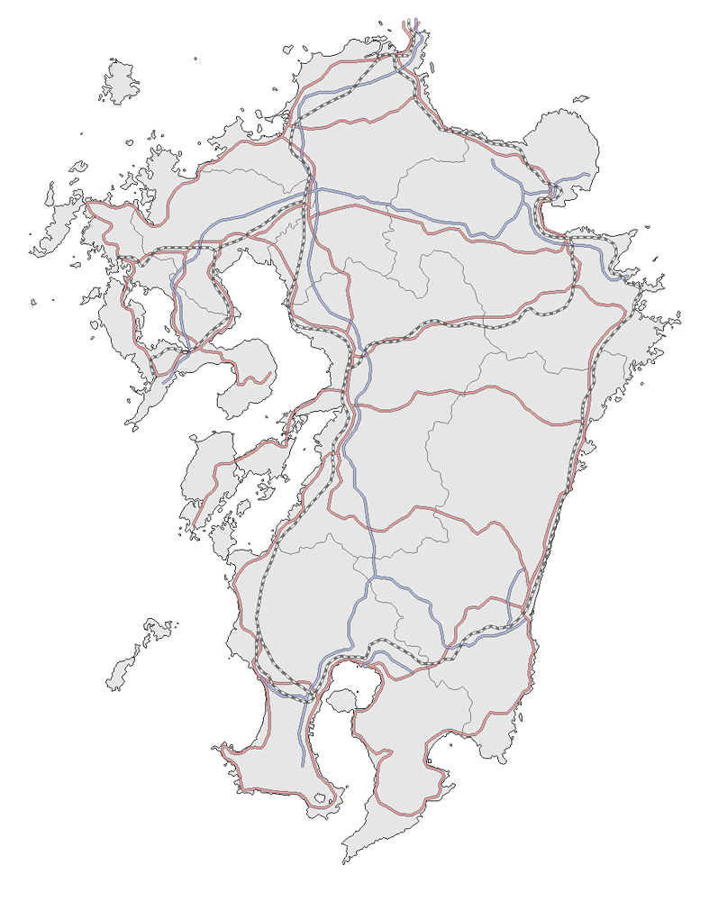 子供向けぬりえ 50 九州 地図 フリー