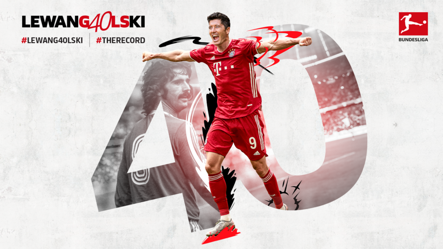 Le polonais exulte et soulève son maillot avec robert lewandowski égalise le record de gerd muller et ses 40 buts inscrits en une saison de bundesliga lors du match nul de son équipe face. Machine Lewandowski Just Too Gerd To Be True China Org Cn