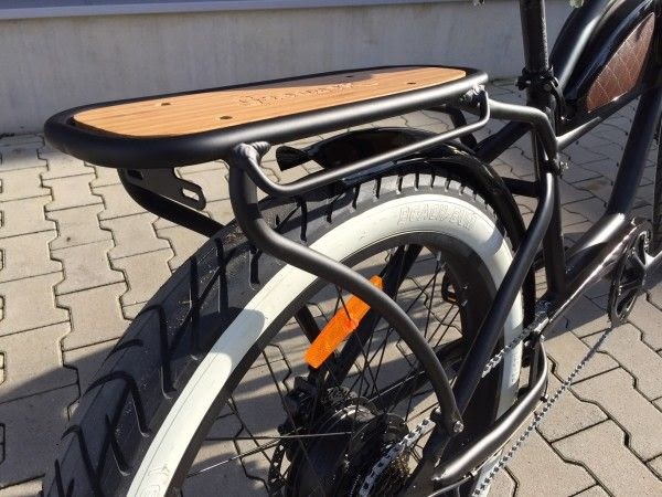 fahrrad mit sitzbank hinten
