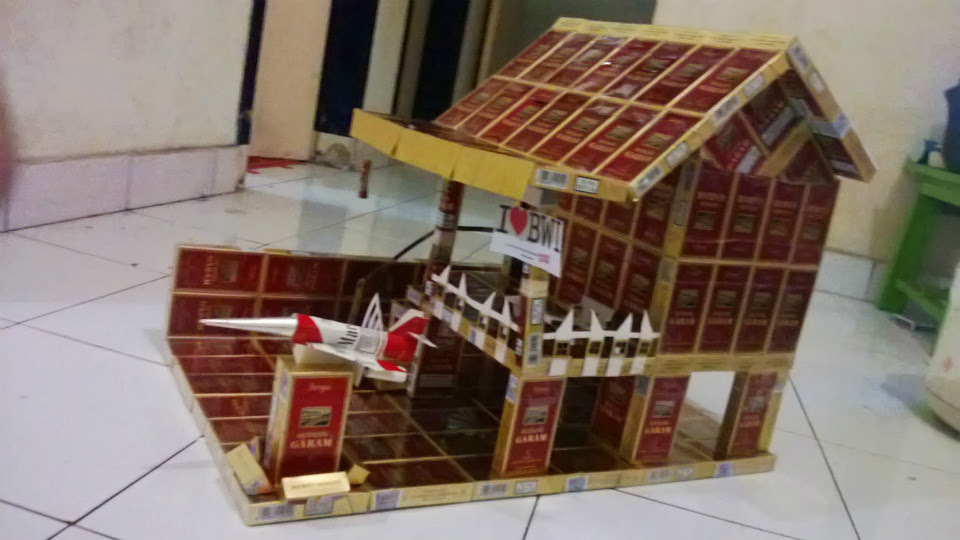  Cara  Membuat  Rumah Dari Bungkus Rokok Desain Rumah 