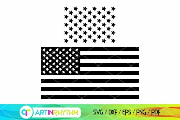 Download Free American Flag Silhouette Svg 50 Stars Svg Png Dxf Eps Cut File