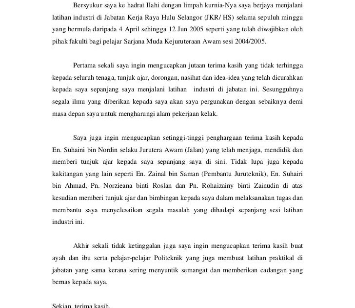 Surat Rasmi Kepada Dekan Fakulti - Rasmi O