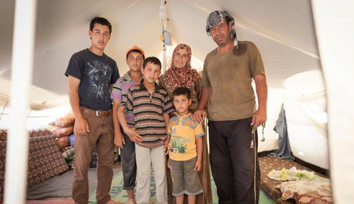 Refugiados sirios en El Libano. Foto: ACNUR.