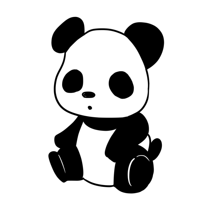 美しい花の画像 綺麗なパンダ イラスト 無料 かわいい