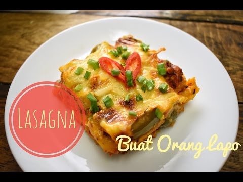 Hidangan Resepi Lasagna Ayam Mudah - Kuliner Melayu