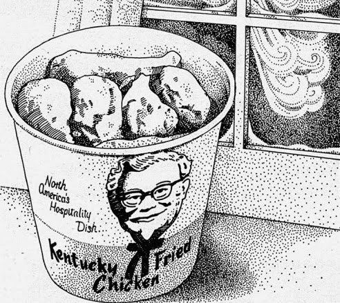 Kentucky fried chicken known as kfc. Kfc Clipart Black And White Clip Art Library