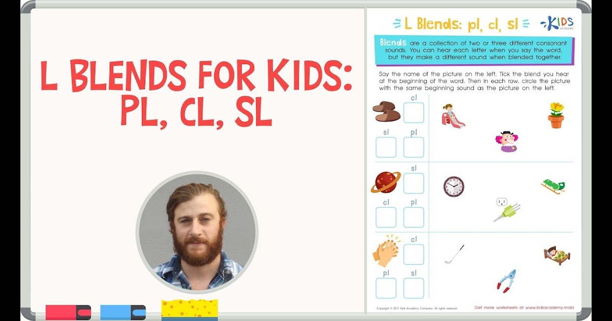 Grade 1 Bl Blends Worksheets - .in the language arts ...