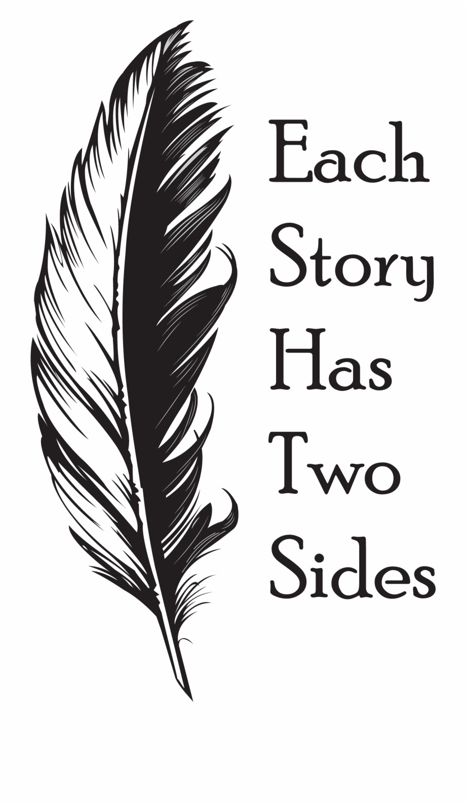 Download CRMla: Simple Peacock Feather Clipart Black And White