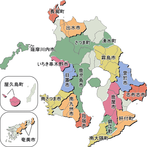 Kasword 九州 地図 県
