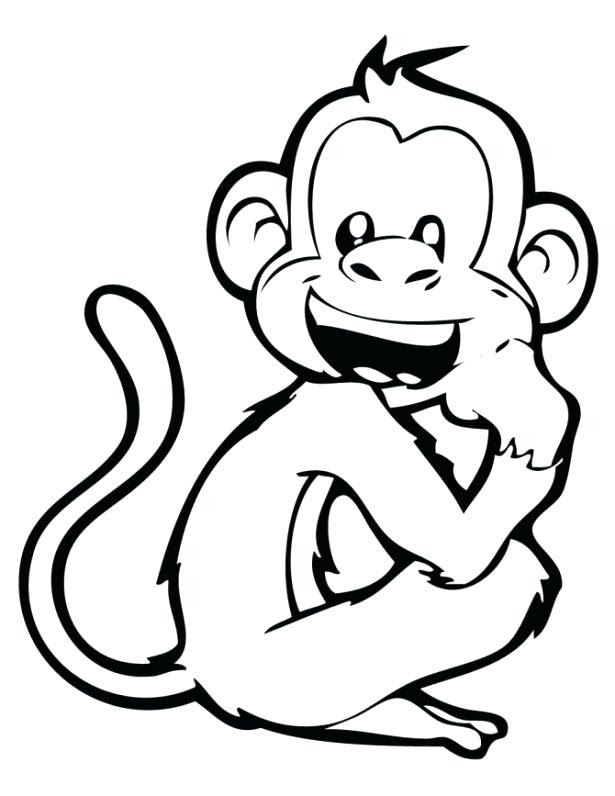 Easy Monkey Drawings Drawing Art Ideas