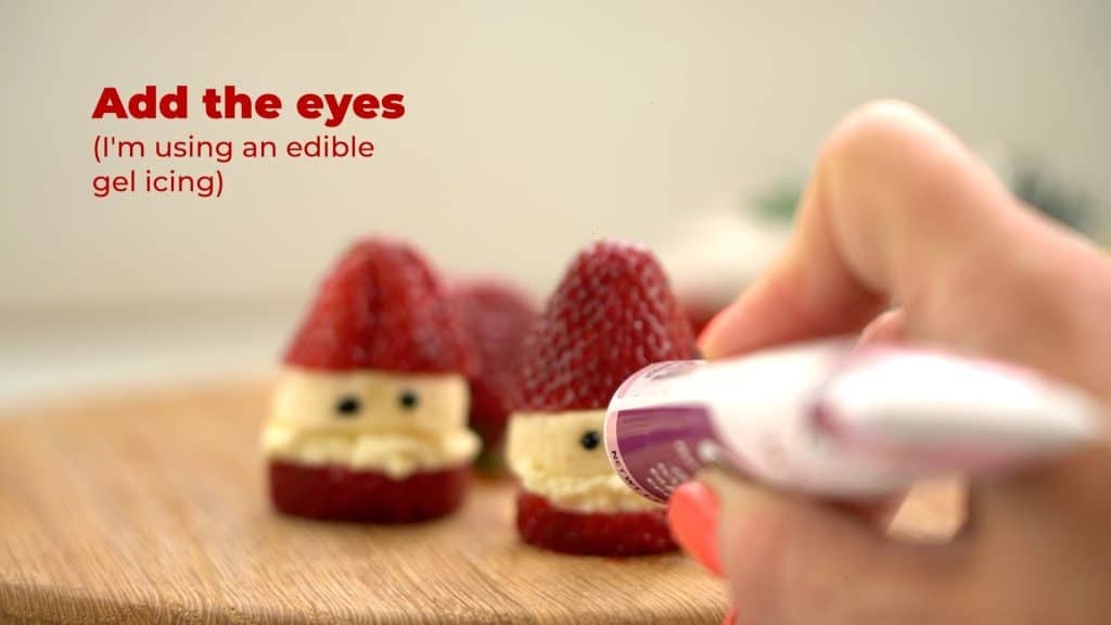 Santa Fruit Appetizer : Santa Shaped Food For Holiday ...