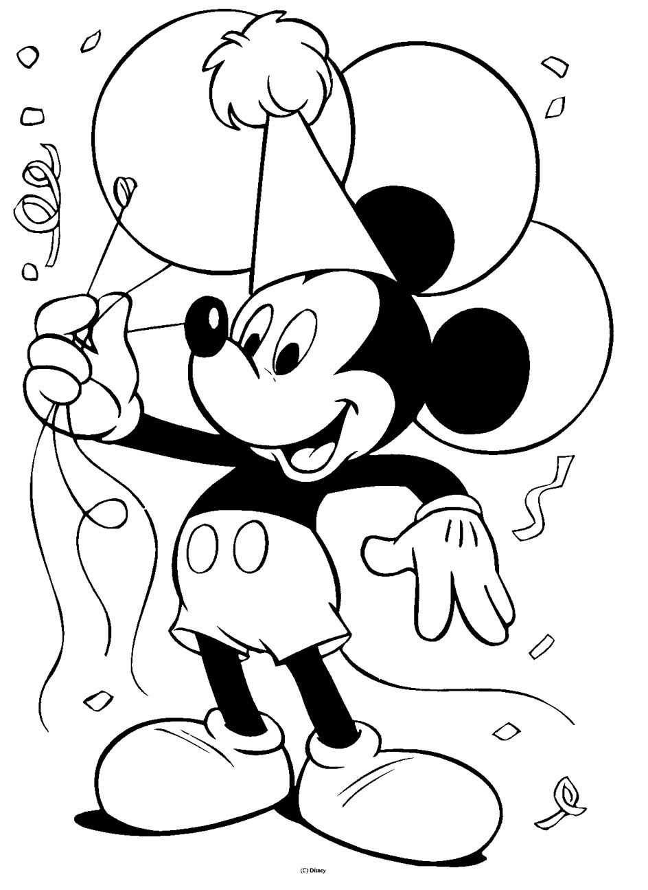 Mickey Mouse Cartoon Drawing With Colour Best Drawing Ideas