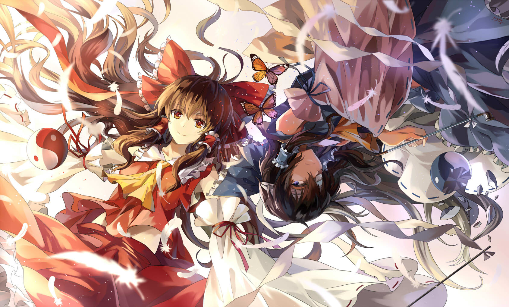 ディズニー画像ランド 綺麗な東方 霊夢 魔 理沙 壁紙