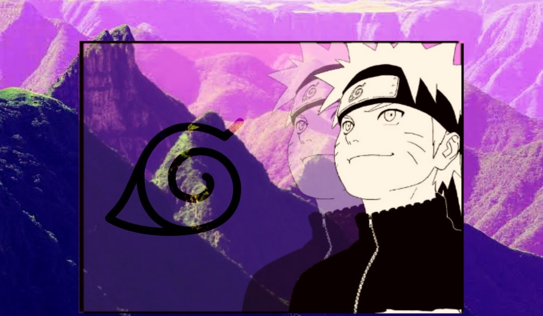 Lock Screen Naruto Vaporwave Wallpaper