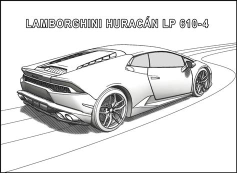 lamborghini huracan performante coloring pages coloring
