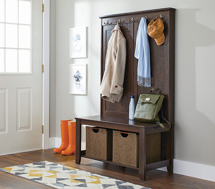 Shop for your foyer to create a smooth landing spot.