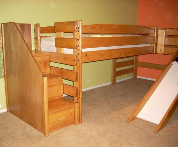 10 best loft beds for kids with a slide. Build Loft Bed With Slide Easy Way To Build Woodworking Plans