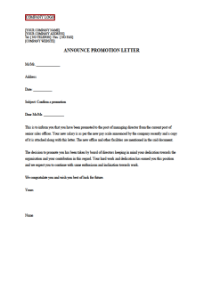 Contoh Surat Permohonan Promosi Jabatan