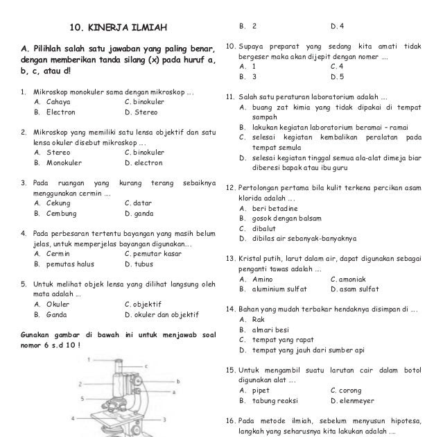 Contoh Soal Ipa Kelas 7 Semester 2 Bab 1 - Berbagi Contoh Soal