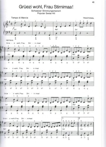 Laden sie noten für akkordeon zum ausdrucken herunter. Leicht Anfanger Akkordeon Noten Das Grosse Akkordeon Buch Band 2 Sehr Leicht Musikinstrumente Noten Songbooks