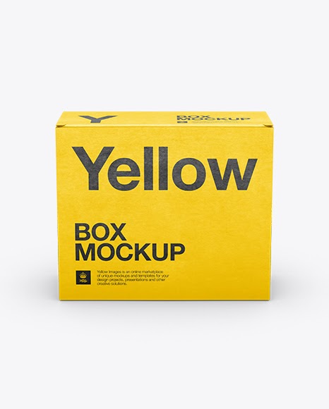 Download Free Mockups Small White Cardboard Box Mockup - Front View ...