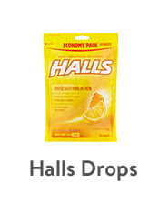 Halls cough drops 