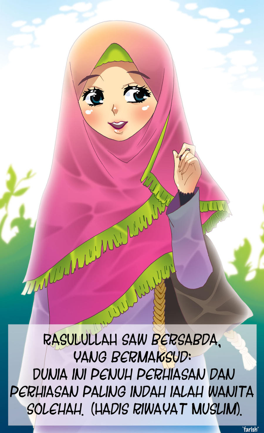 Kumpulan Gambar Kartun Muslimah Dengan Kata Kata Hikmah Kantor Meme