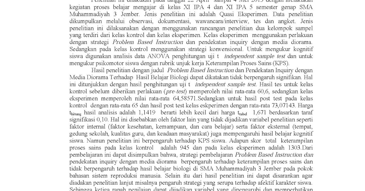 Contoh Judul Penelitian Kualitatif Pgsd - Contoh 36