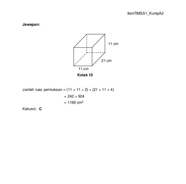 Contoh Soalan Timss Matematik Tingkatan 1 - Barabekyu