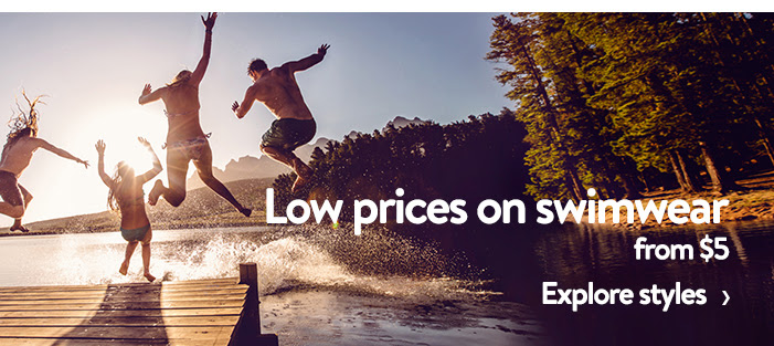 Low prices on swimwear