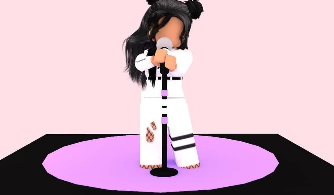 Robux Plus Fun Summer Aesthetic Roblox Girl Gfx With Black Hair - gfx pastel aesthetic roblox profile pics