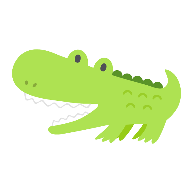 トップ100 わに イラスト かわいい すべての動物画像