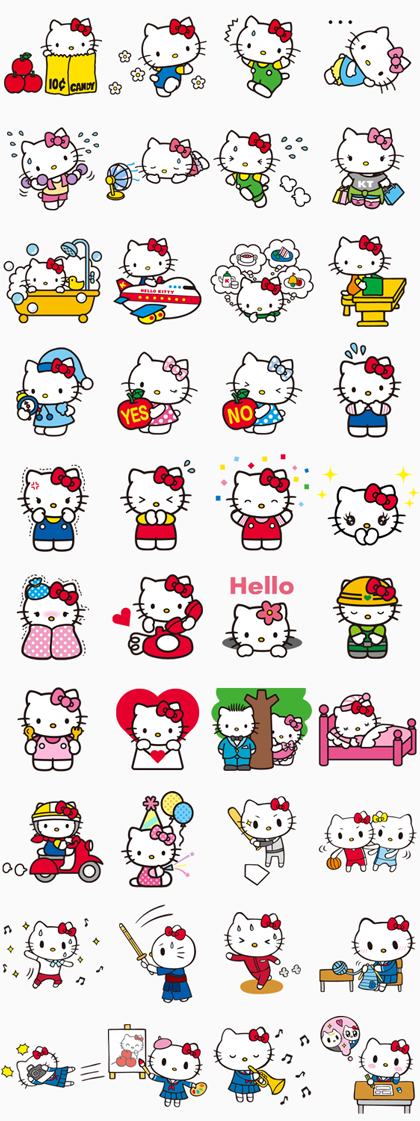  Stiker Tembok Hello Kitty  Stiker  Dinding Murah