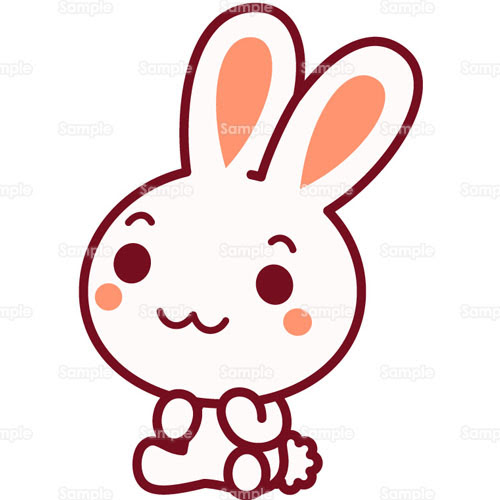 無料イラスト画像 綺麗なかわいい かっこいい うさぎ イラスト