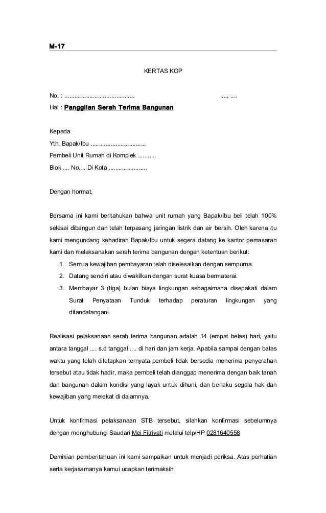 Contoh Surat Kuasa - Contoh 317