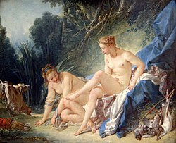 Boucher Diane sortant du bain Louvre 2712