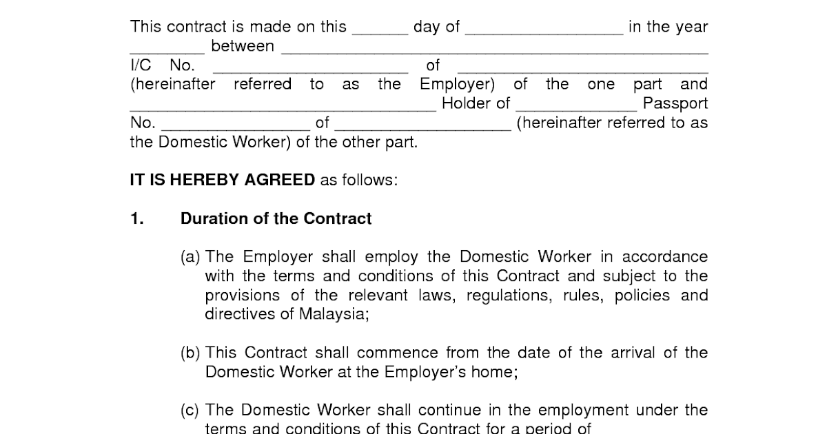 73 pdf sample job contract template free printable docx download zip