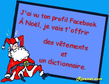 Citation Drole Noel Facebook