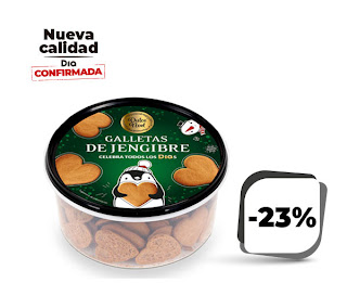 Galletas de jengibre, Dia Dulce Noel 300g