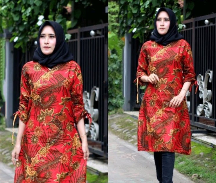  Model  Baju  Kerja Sasirangan  Wanita Terbaru 52 Model  Baju  