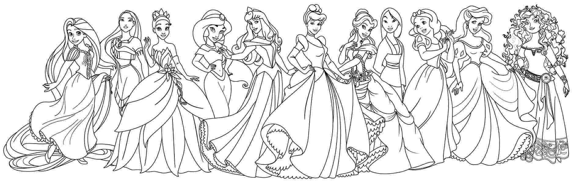 Check spelling or type a new query. Free Coloring Pages For Disney Princesses Download Free Coloring Pages For Disney Princesses Png Images Free Cliparts On Clipart Library