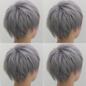 50 シルバー ヘア カラー メンズ 最高のヘアスタイル画像
