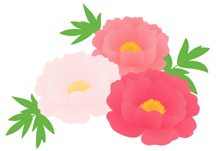 あなたのためのイラスト ベスト牡丹 フリー素材 イラスト