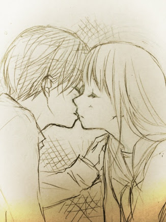 あなたのためのイラスト ぜいたくキス 寸前 イラスト