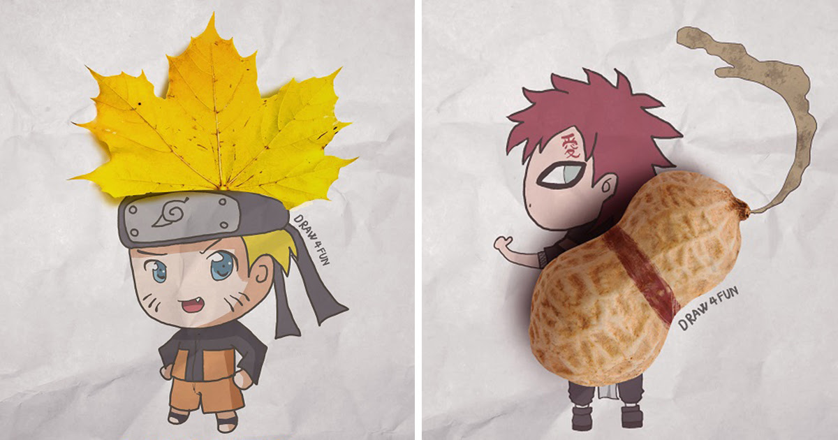 Do you think there are any more naruto characters that are overpowered? Naruto Characters Recreated Using Everyday Objects Demilked
