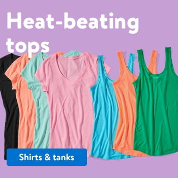 Beat the heating with these tops