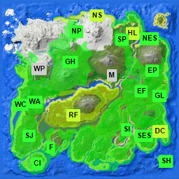 Ark Resource Map The Island Maping Resources